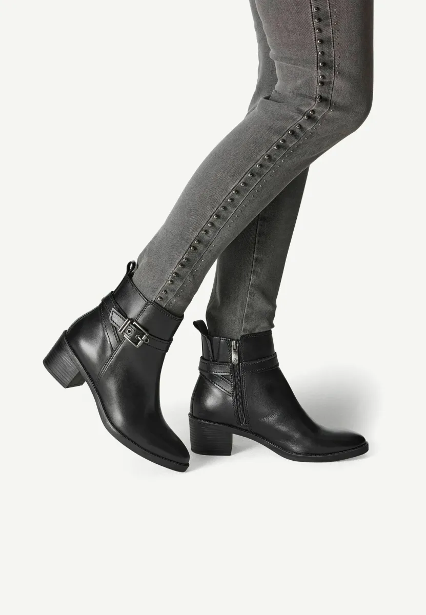 Cowboy-/Bikerstiefelette - black