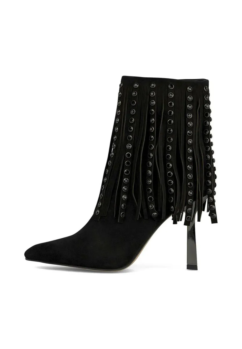 Cowboy-/Bikerstiefelette - black