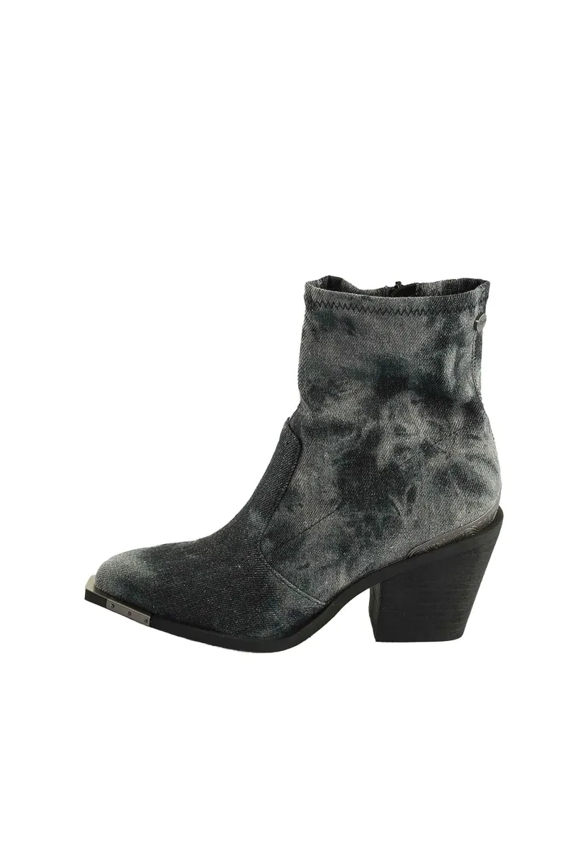 Cowboy-/Bikerstiefelette - black