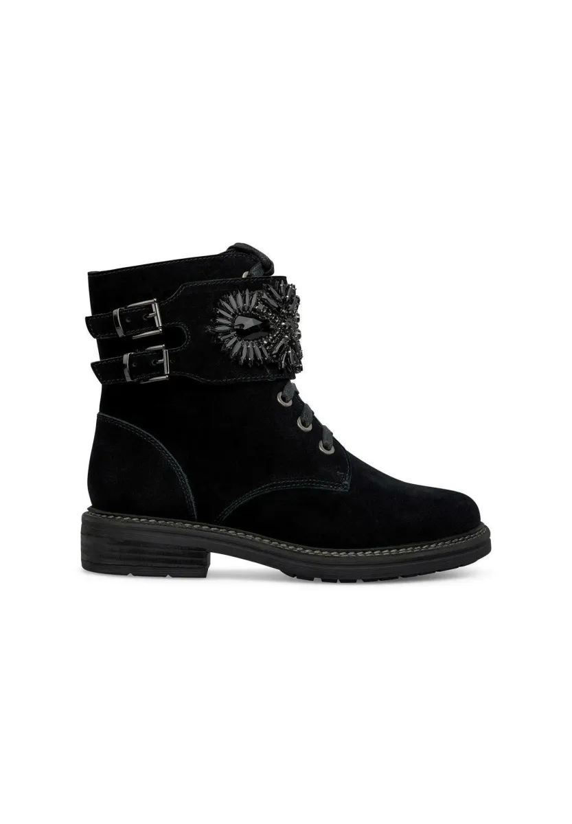 Cowboy-/Bikerstiefelette - black