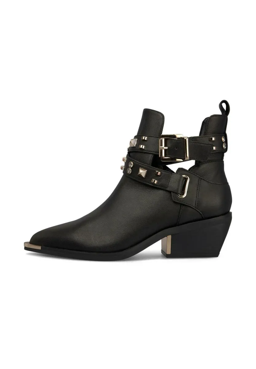 Cowboy-/Bikerstiefelette - black