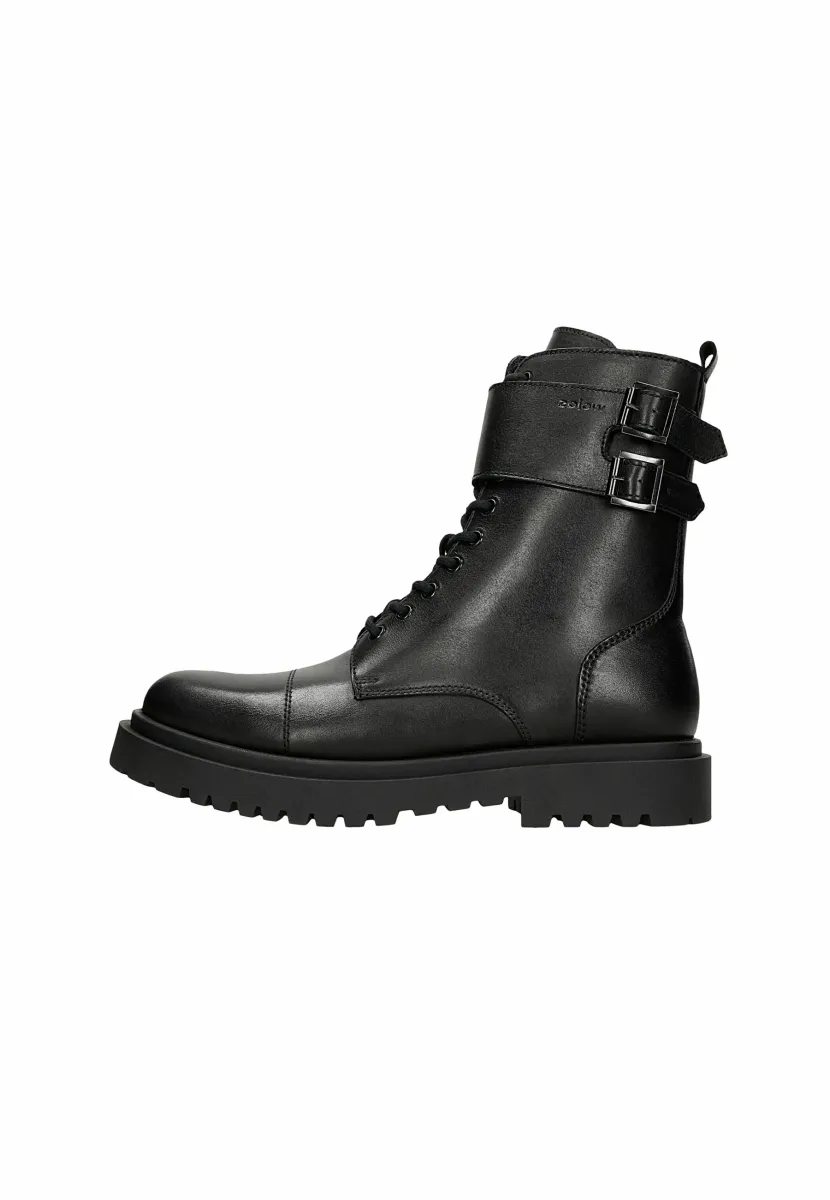 Cowboy-/Bikerstiefelette - black