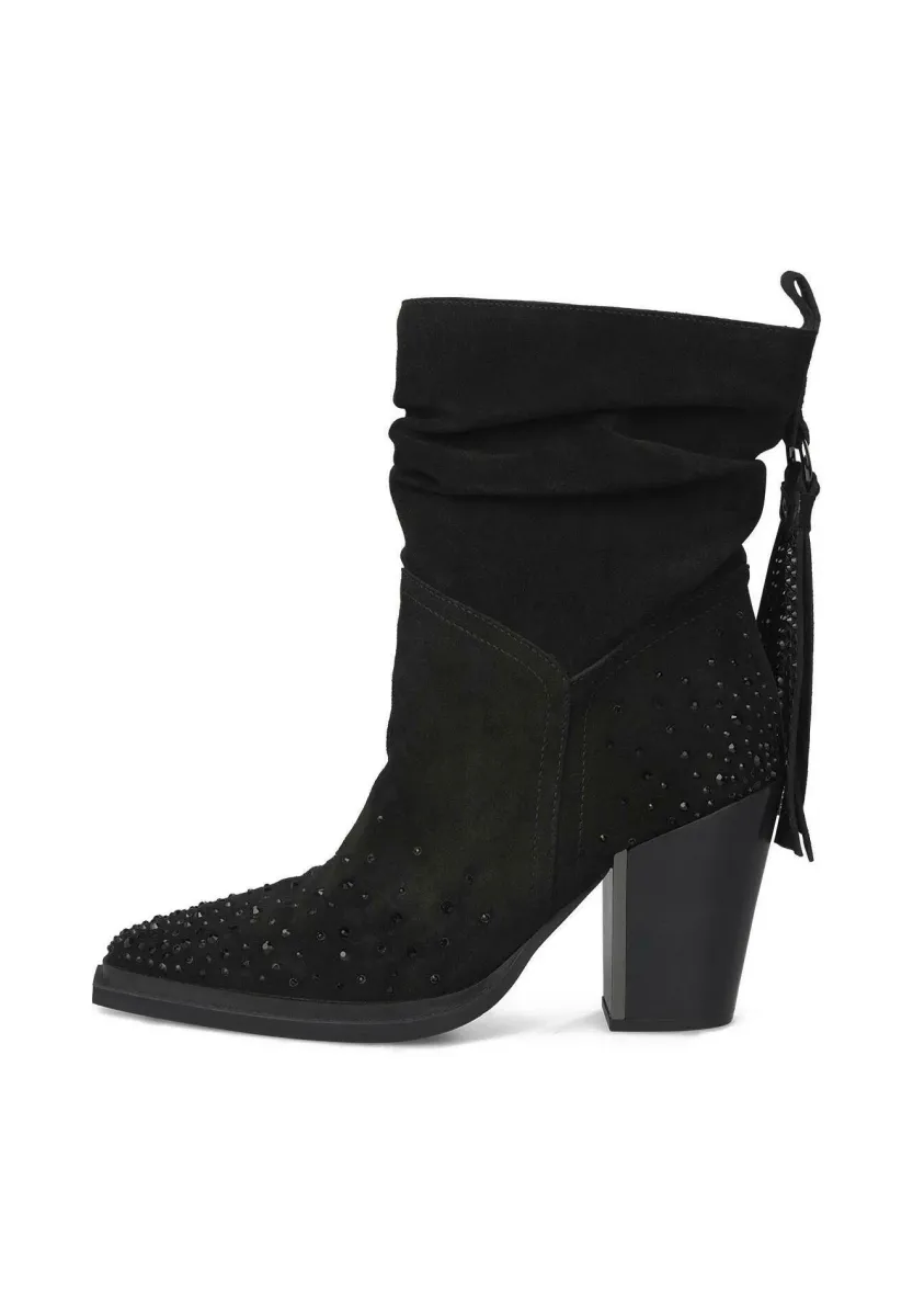 Cowboy-/Bikerstiefelette - black