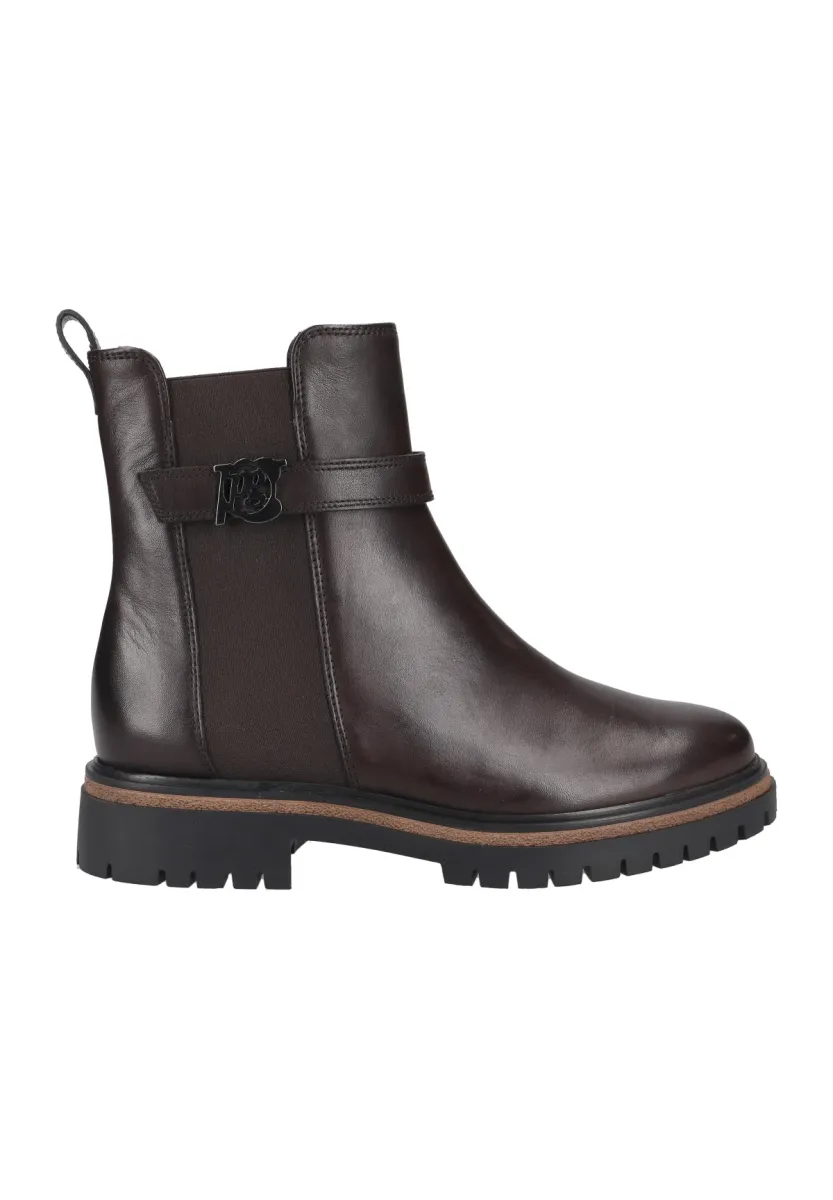 Cowboy-/Bikerstiefelette - braun