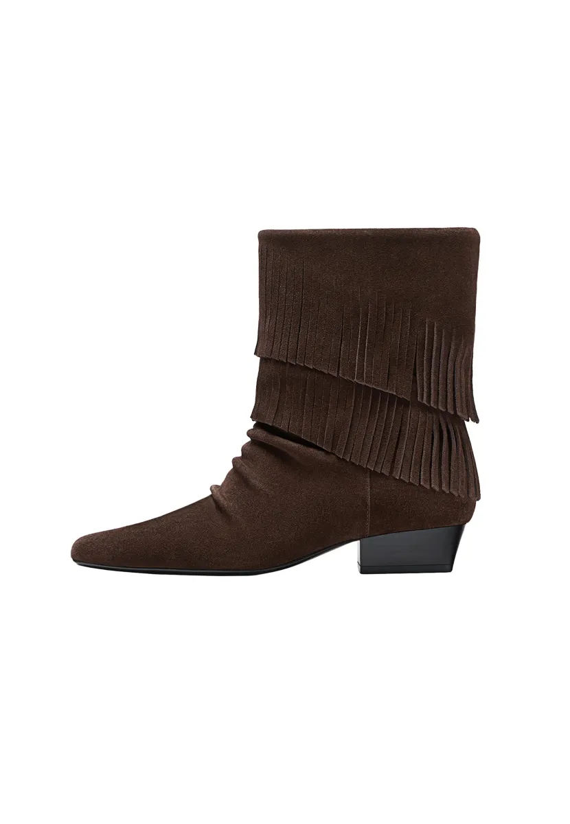 Cowboy-/Bikerstiefelette - brown