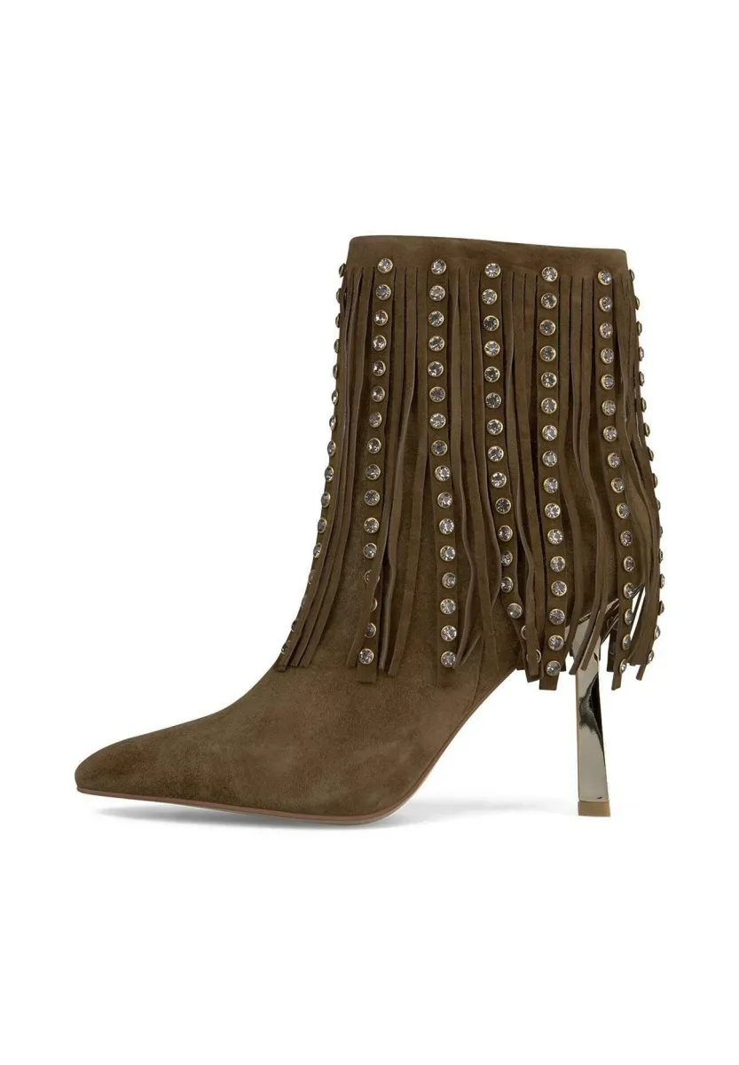 Cowboy-/Bikerstiefelette - brown