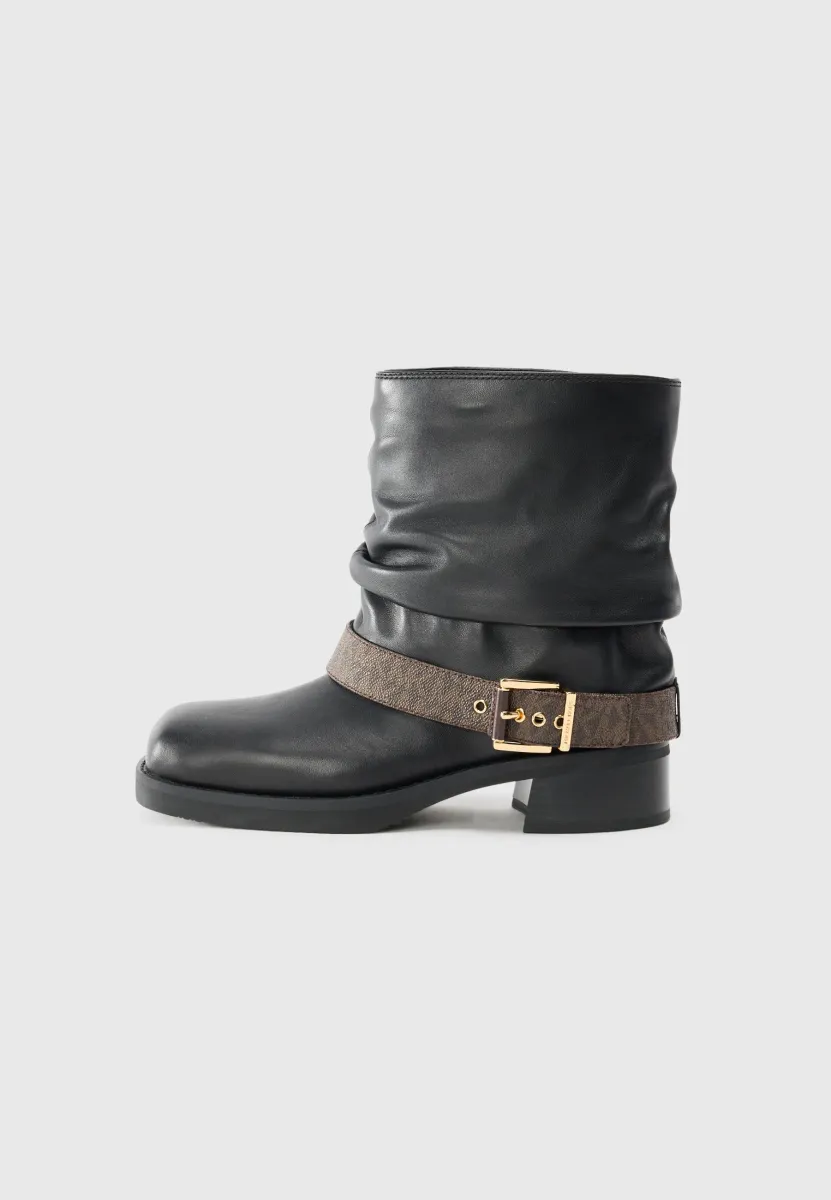 Cowboy-/Bikerstiefelette - brown/black