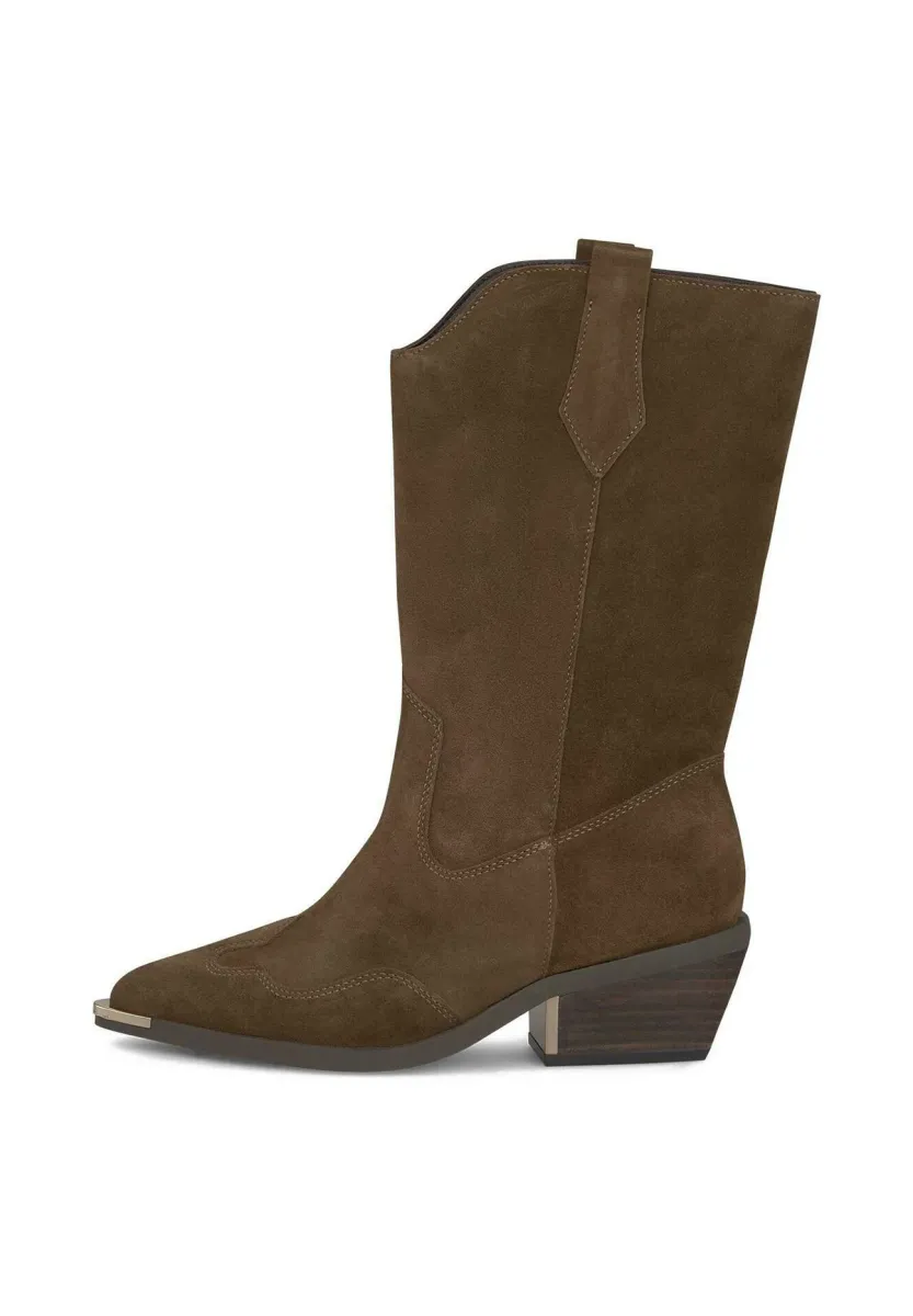 Cowboy-/Bikerstiefelette - Camel
