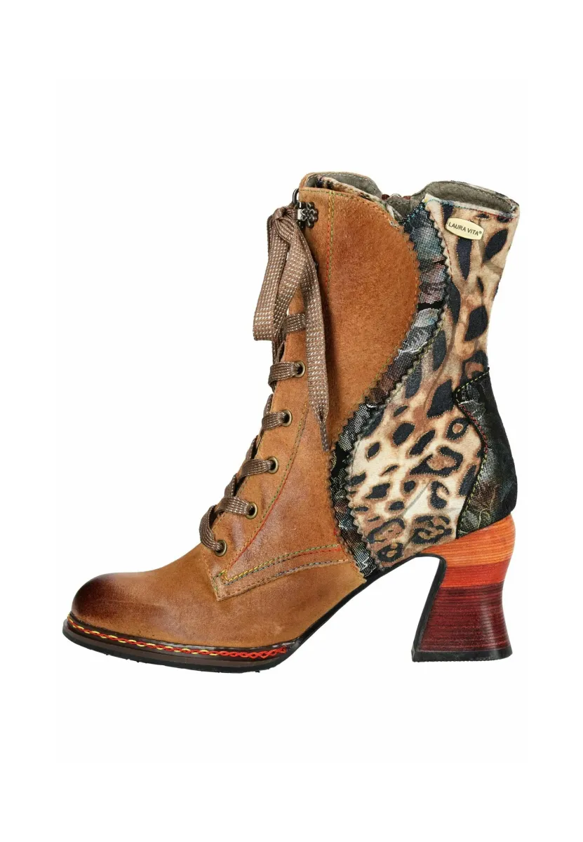 Cowboy-/Bikerstiefelette - camel