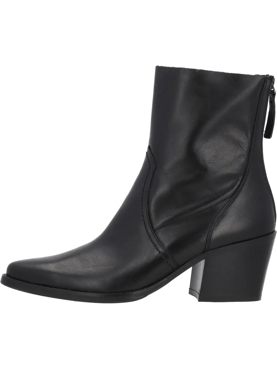 Cowboy-/Bikerstiefelette - classic calf black