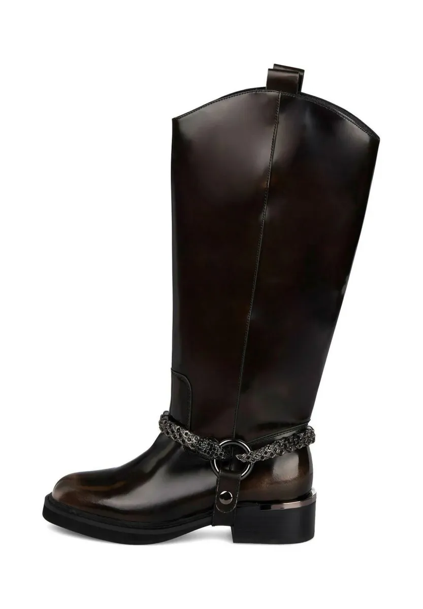 Cowboy-/Bikerstiefelette - grey