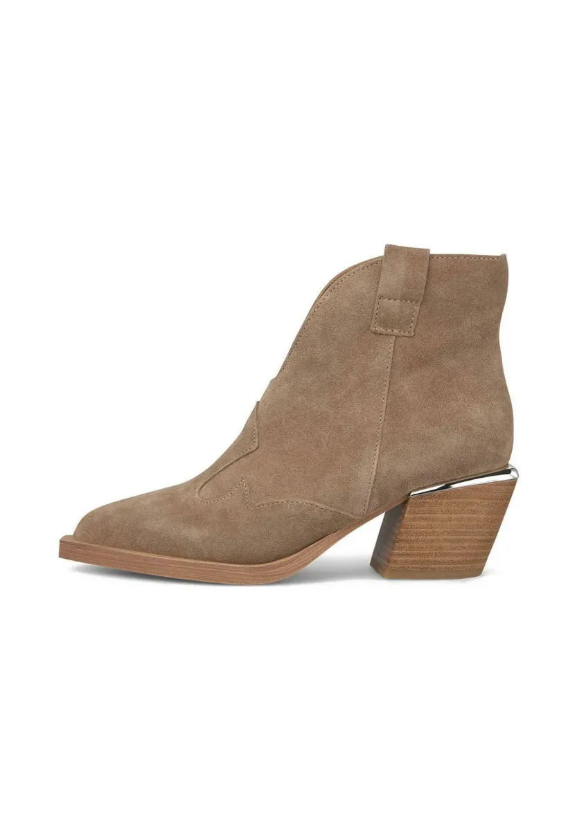 Cowboy-/Bikerstiefelette - light brown