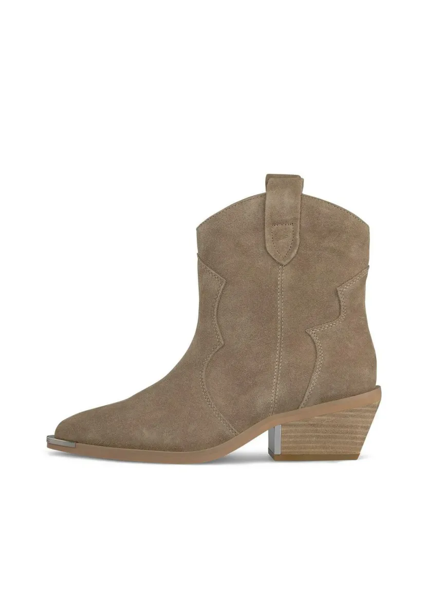 Cowboy-/Bikerstiefelette - light brown