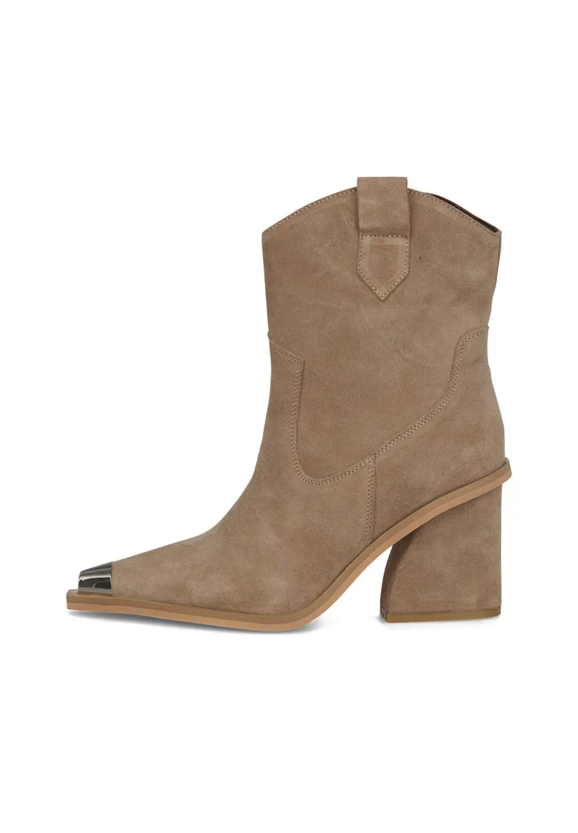 Cowboy-/Bikerstiefelette - light brown