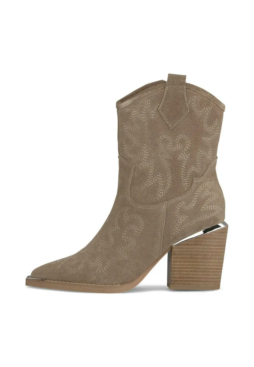 Cowboy-/Bikerstiefelette - light brown