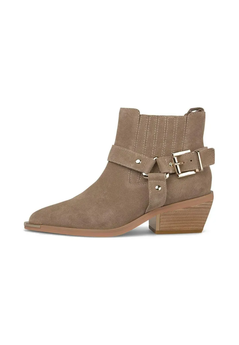 Cowboy-/Bikerstiefelette - light brown