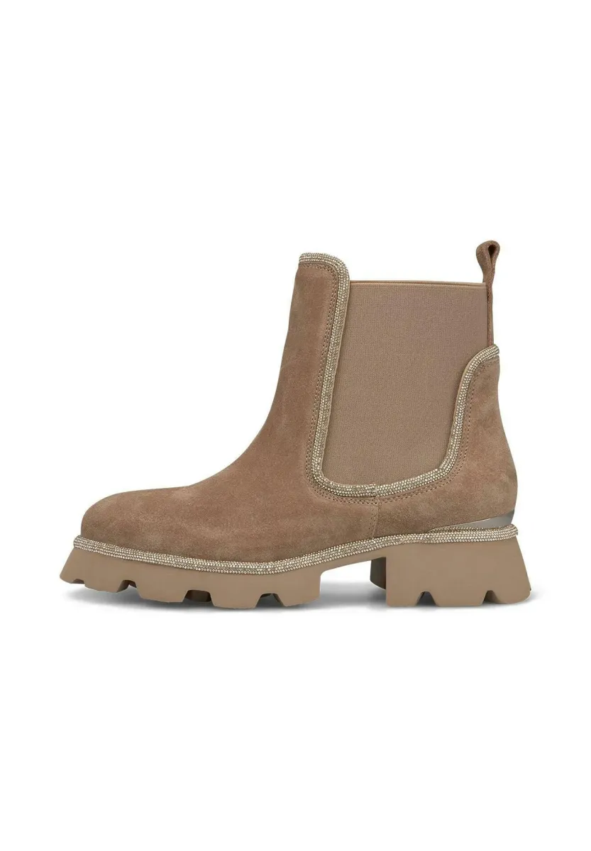 Cowboy-/Bikerstiefelette - light brown