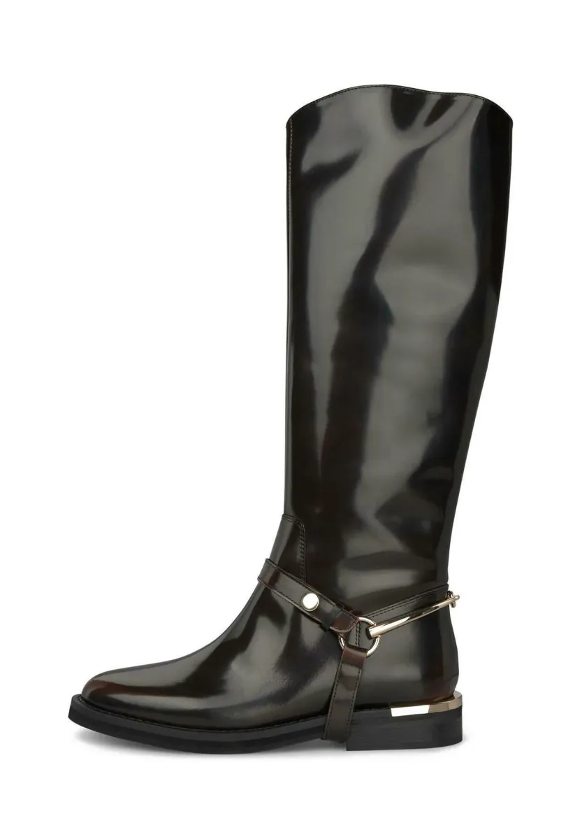 Cowboy-/Bikerstiefelette - marbled brown