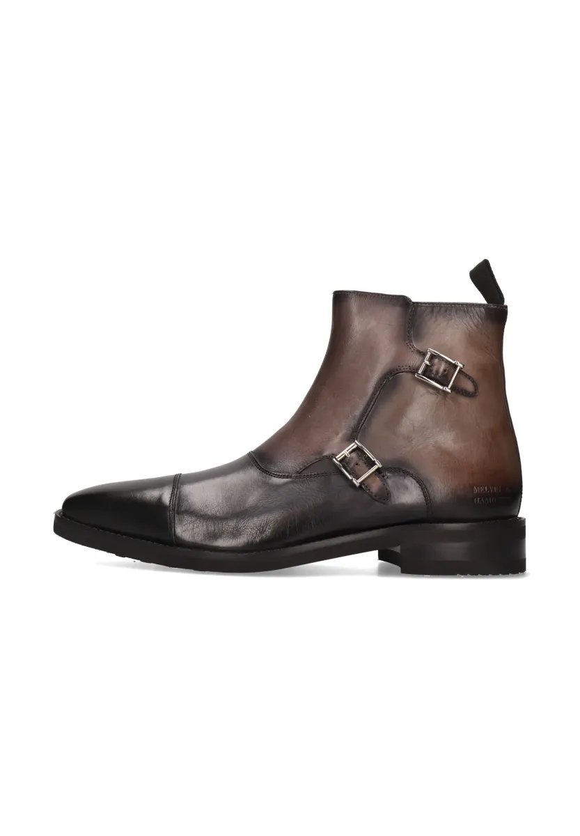 Cowboy-/Bikerstiefelette - multi
