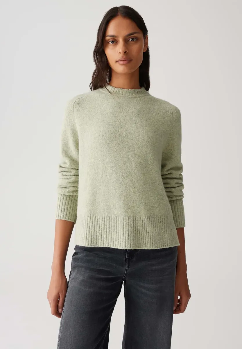 COZY LOOSE FIT - Strickpullover - soft matcha