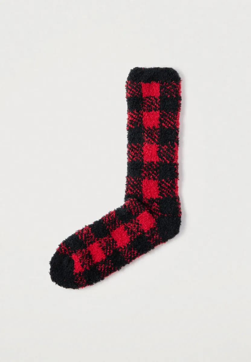 COZY SOCK - Socken - black/red