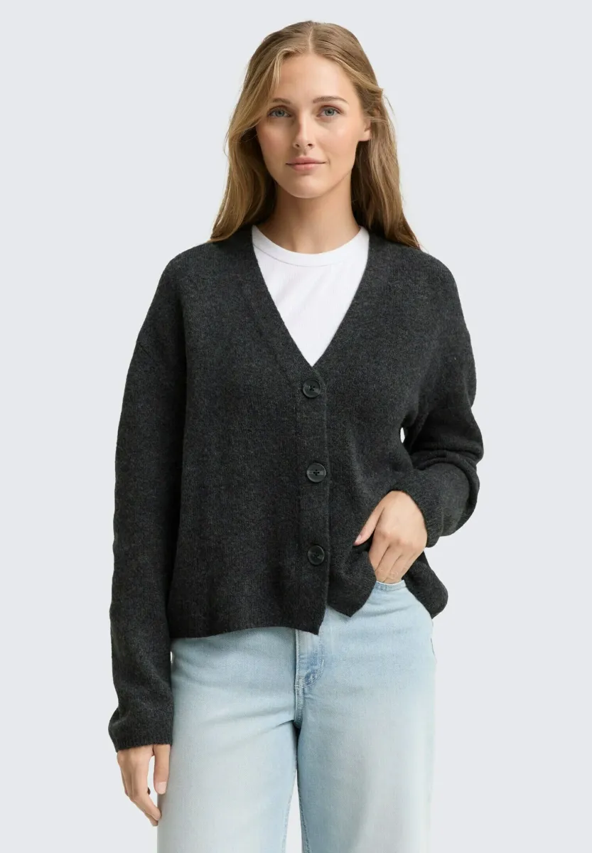 COZY  - Strickjacke - shale grey melange
