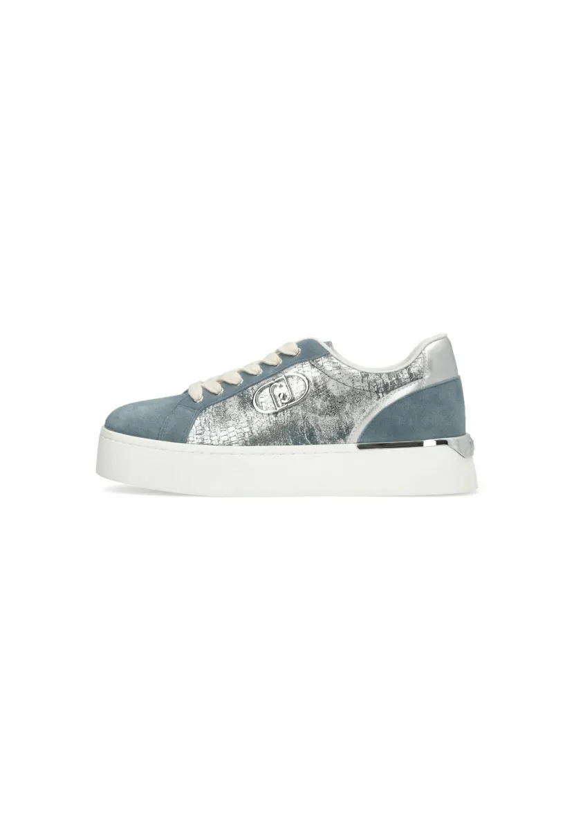 CRACKLE-EFFECT PRETTY - Sneaker low - blue denim
