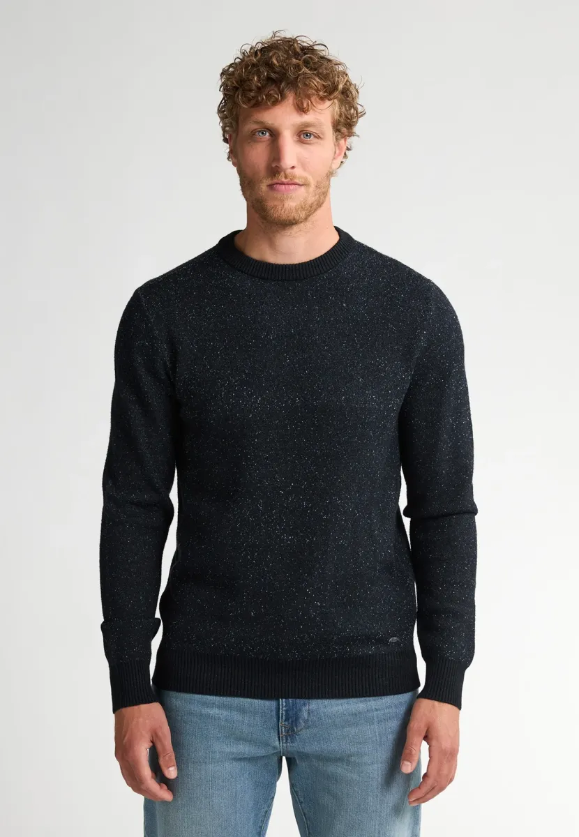 CRANDON - Strickpullover - deep black