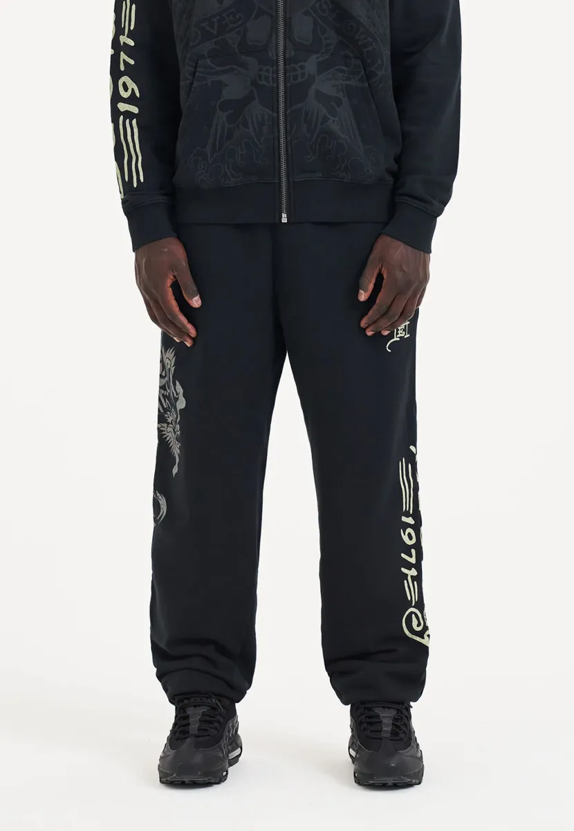 CRAWLING DRAGON JOGGERS - Jogginghose - black