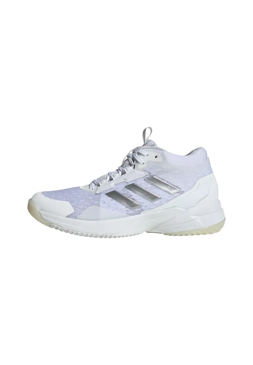 CRAZYFLIGHT MID - Volleyballschuh - cloud white/silver metallic/core black