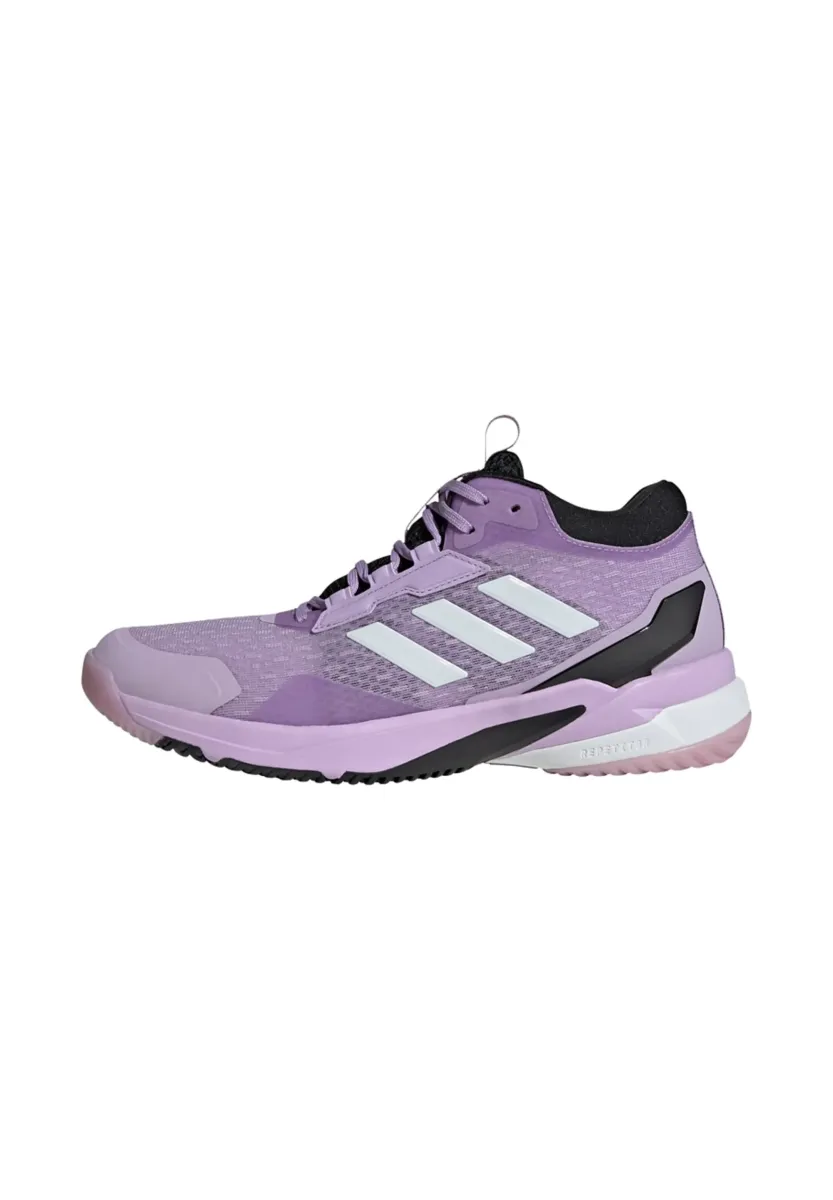 CRAZYFLIGHT MID - Volleyballschuh - powder plum/metalic/core black