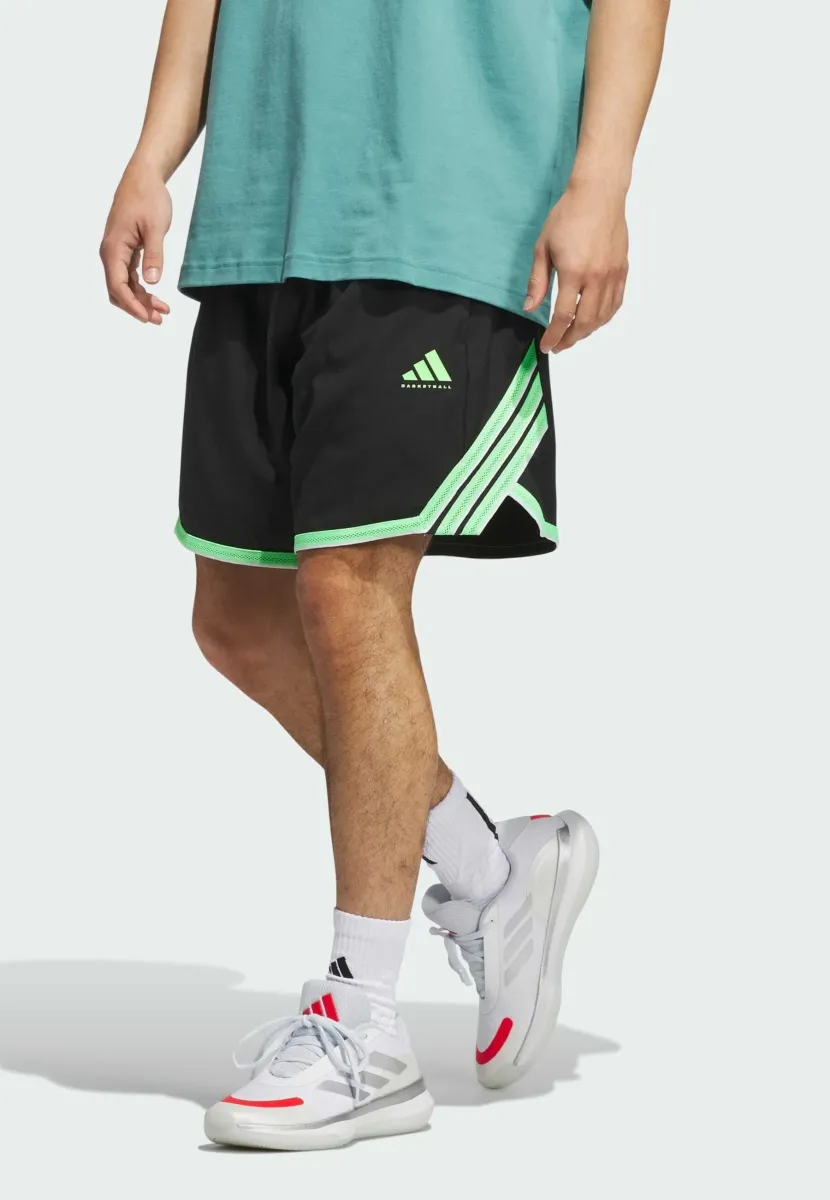 CRAZYLITE - Kurze Sporthose - black lime burst