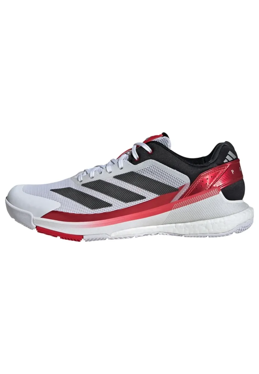 CRAZYQUICK BOOST  - Padel-Schuhe - cloud white   core black   lucid red