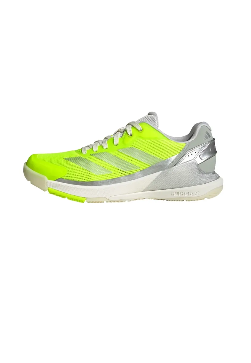 CRAZYQUICK LS  - Padel-Schuhe - lucid lemon   silver metallic  silver