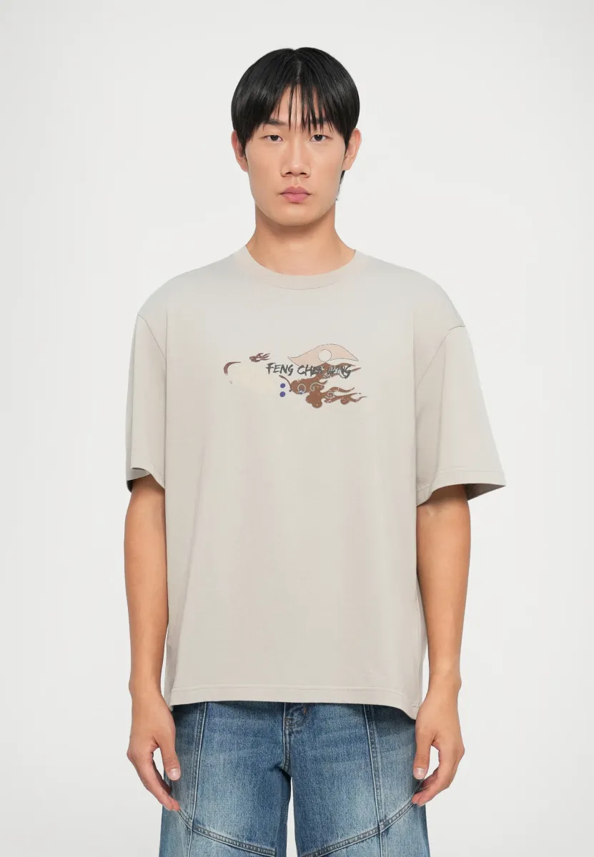 CREATURE TEE - T-Shirt print - misted green