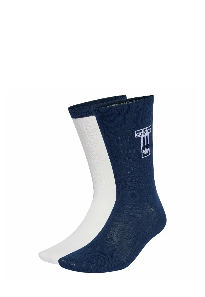 CREW 2 PAIRS - Socken - night indigo/white