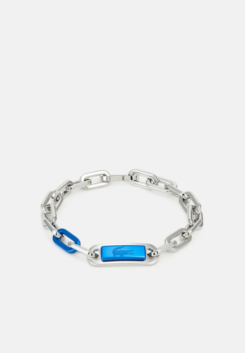 CREW - Armband - silver-coloured/blue