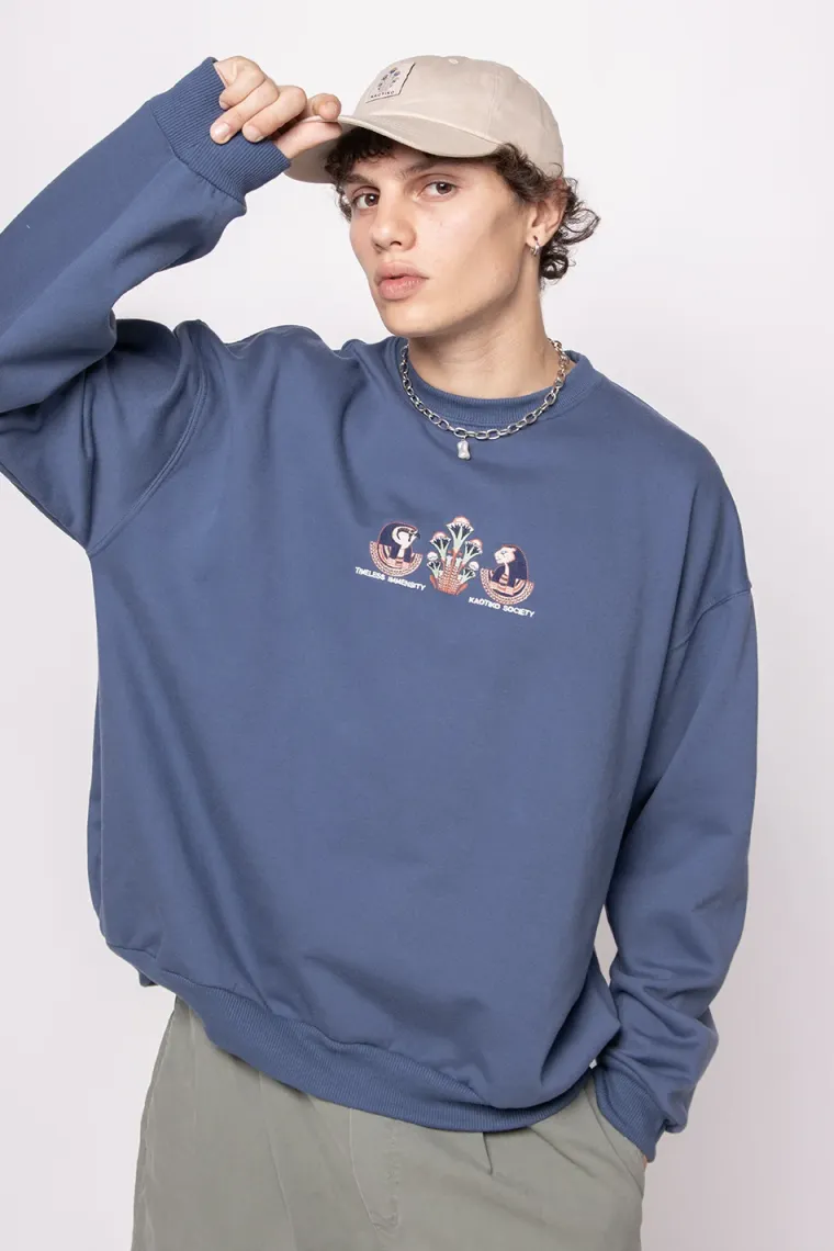 CREW ENEADA UNISEX - Sweatshirt - prusia