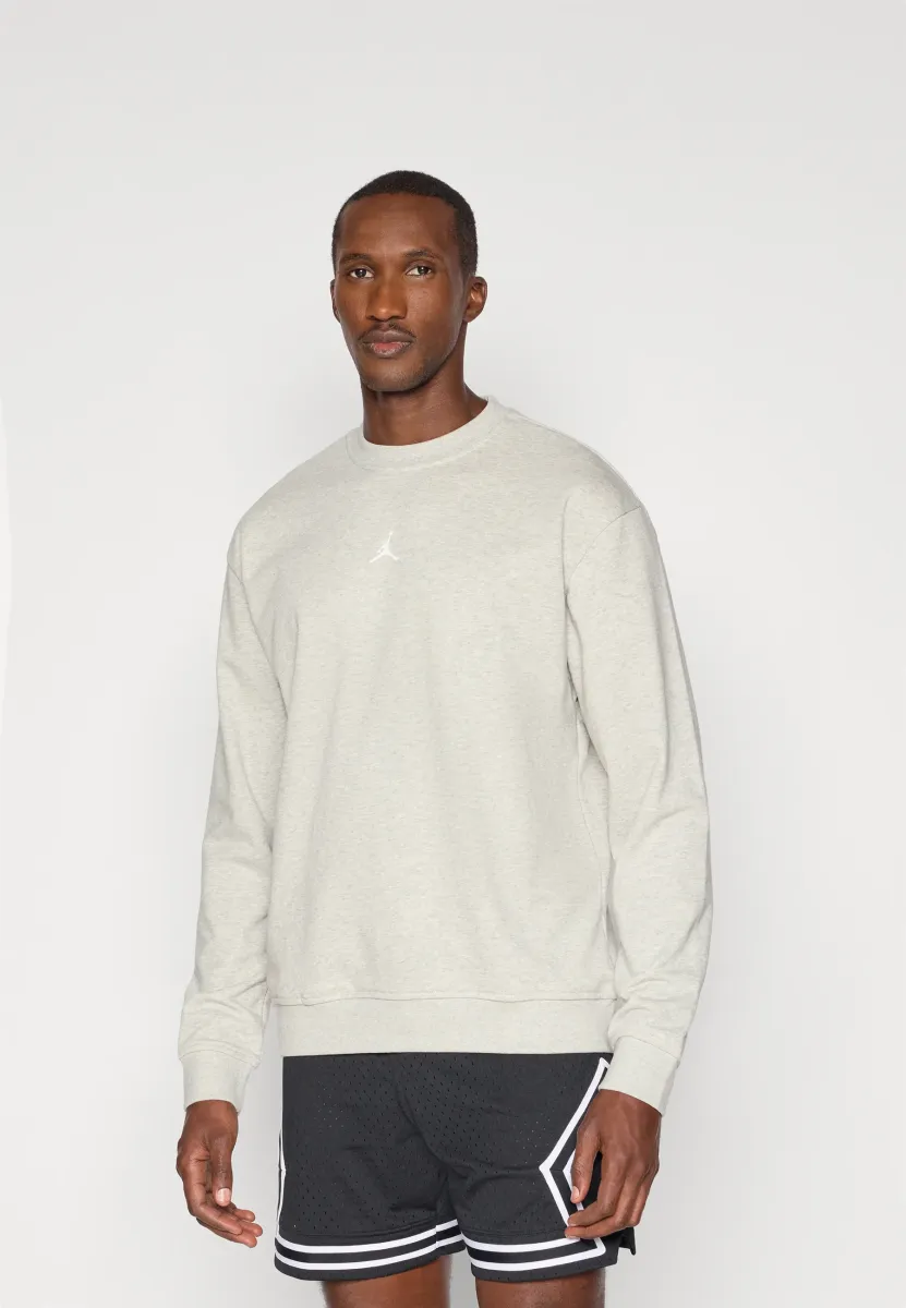 CREW - Kapuzenpullover - grey heather/white
