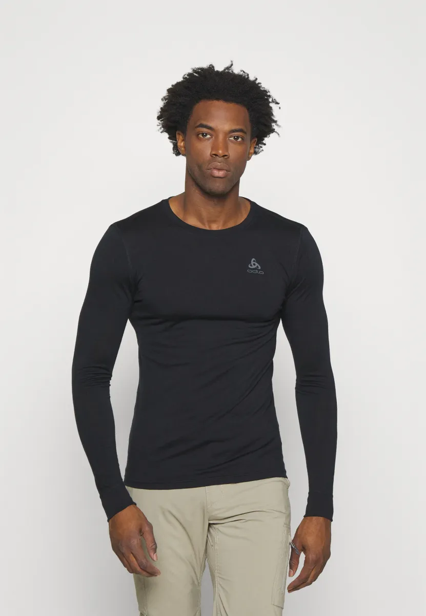 CREW NECK - Langarmshirt - black