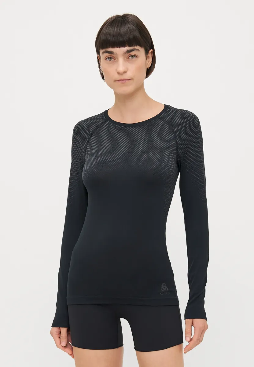 CREW NECK PERFORMANCE LIGHT - Unterhemd/-shirt - black