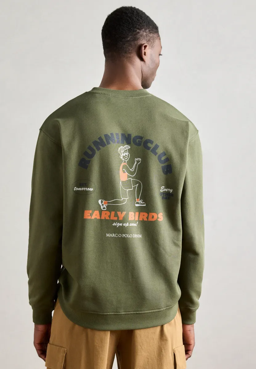 CREW NECK PRINT RELAXED FIT - Sweatshirt