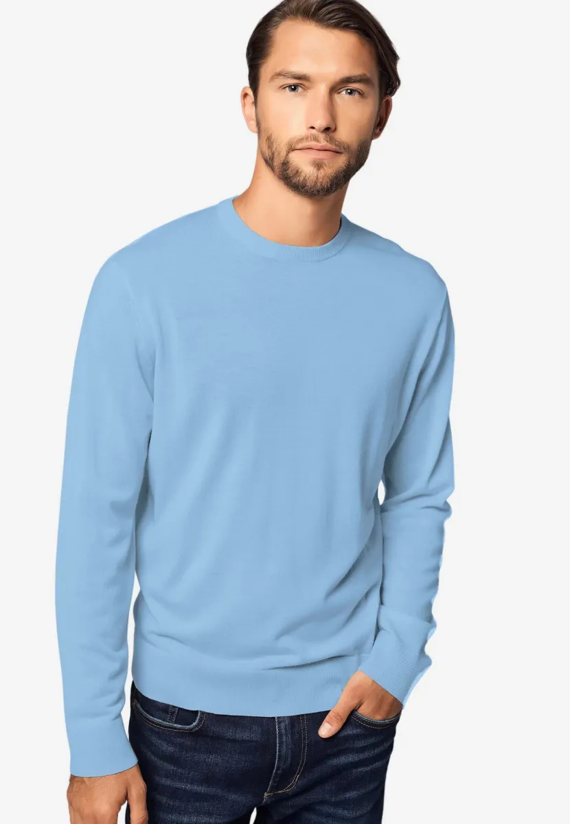 CREW NECK  - Strickpullover - blue