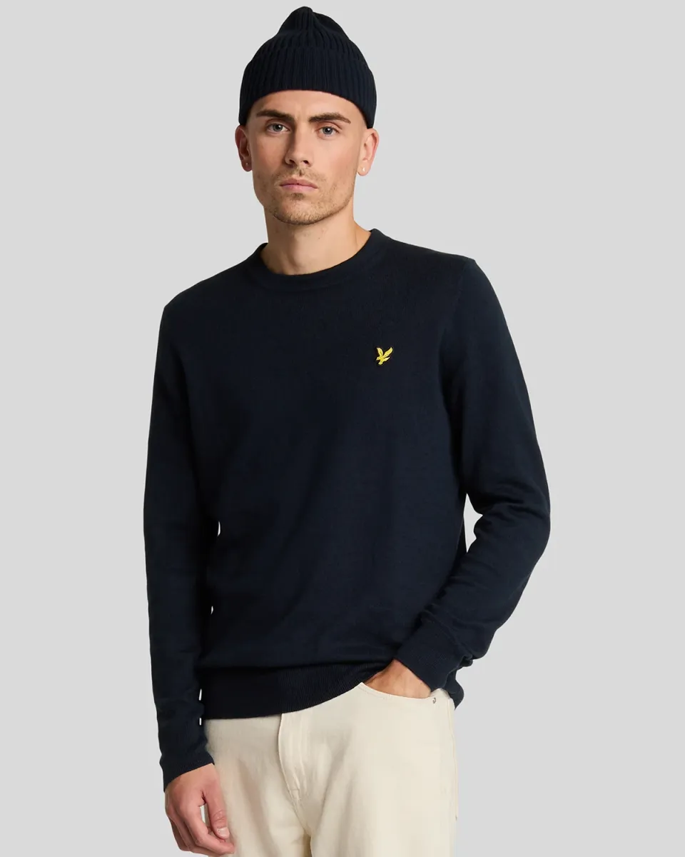 CREW NECK  - Strickpullover - dark navy