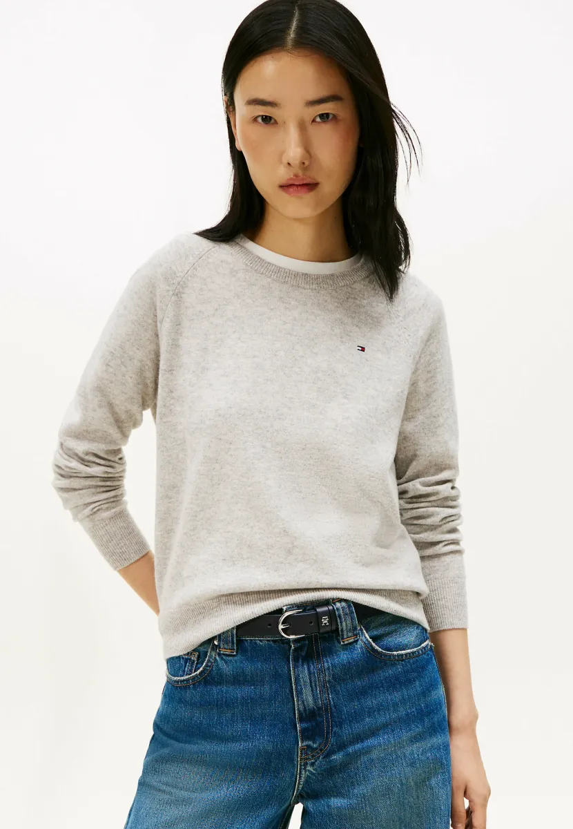 CREW NECK  - Strickpullover - light grey heather