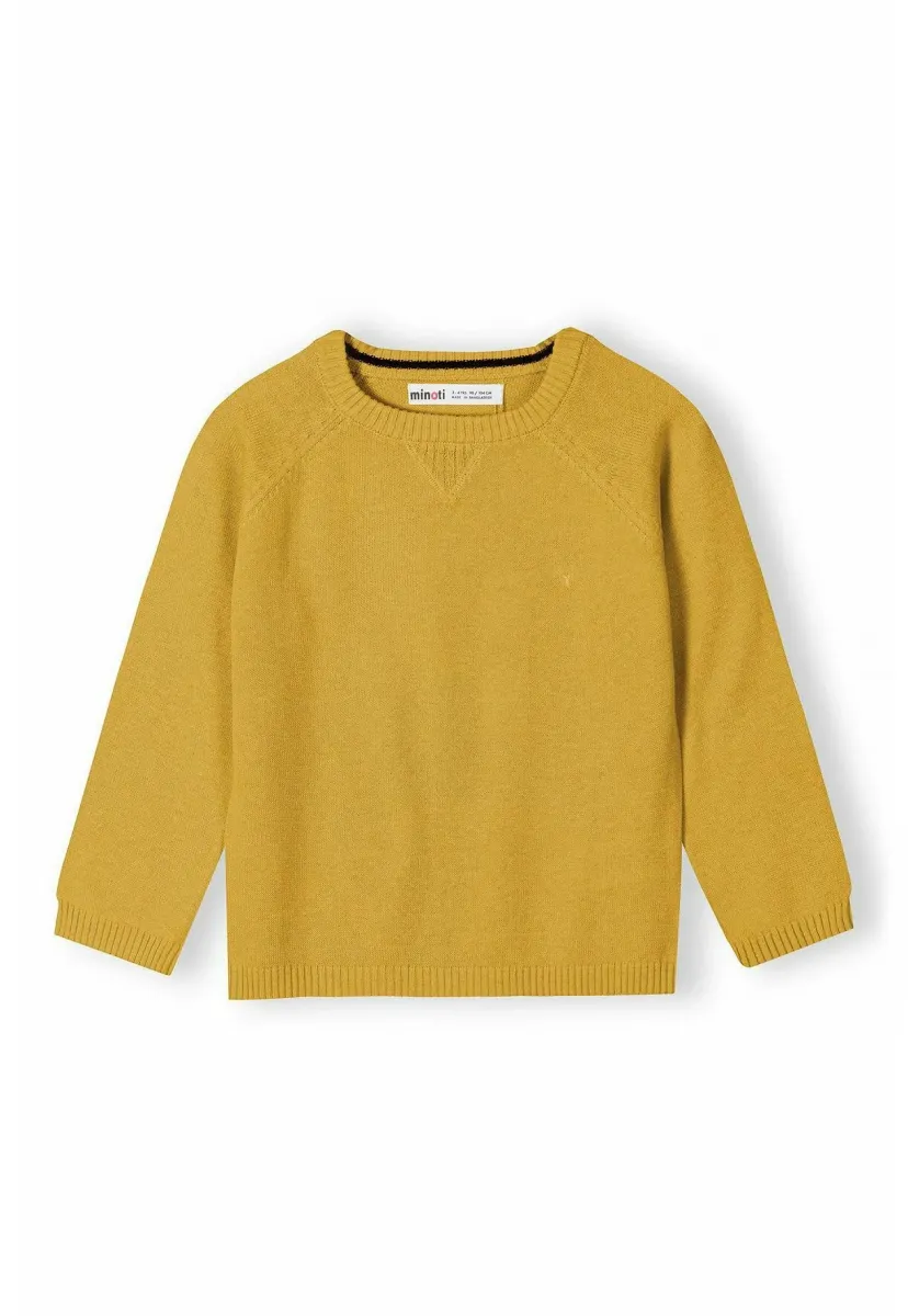CREW NECK  - Strickpullover - mustard yellow