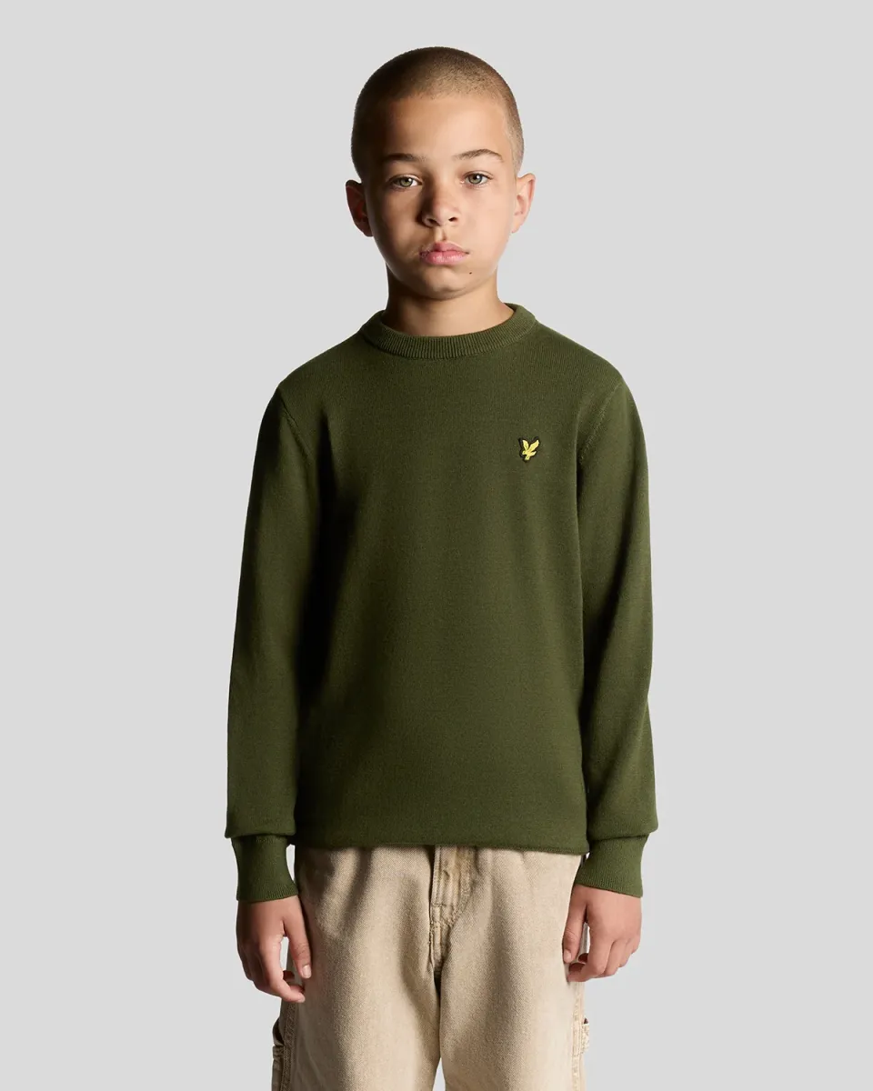 CREW NECK - Strickpullover - olive