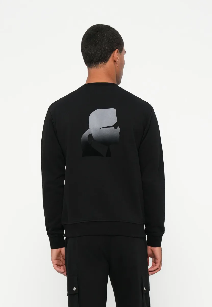 CREW NECK - Sweatshirt - black