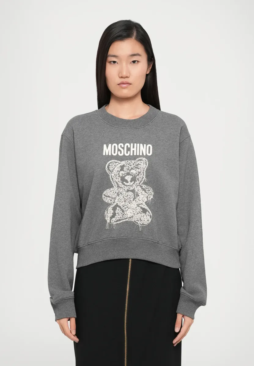 CREW NECK - Sweatshirt - fantasia grigio