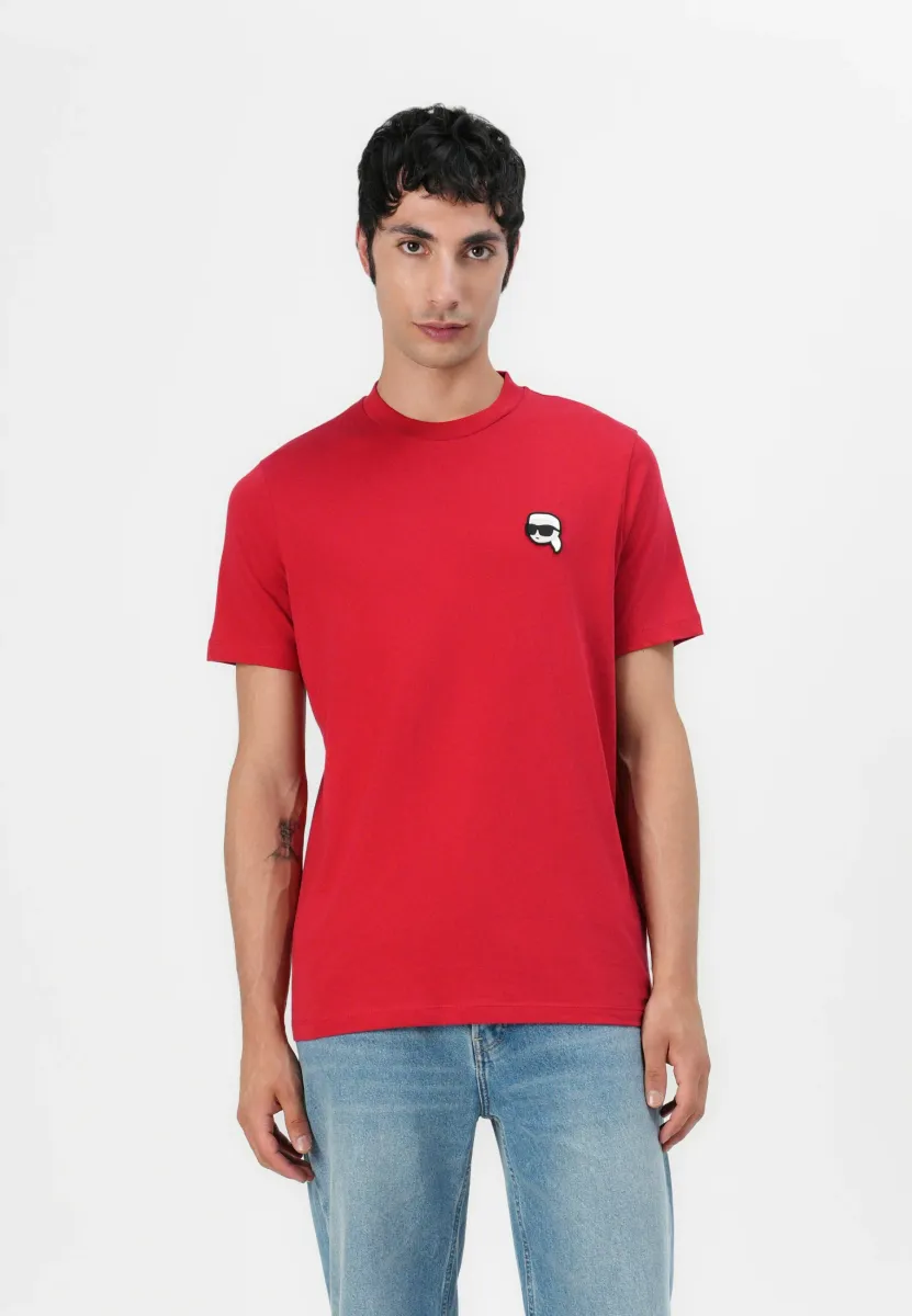 CREW NECK - T-Shirt basic - chili